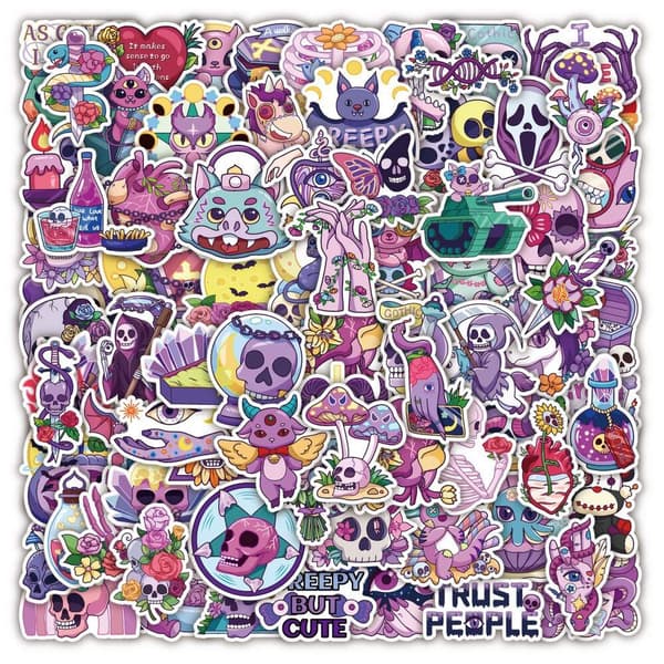 Tarrat - Halloween - 100 kpl Multicolor