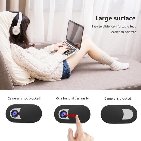 Cover til webcams Black