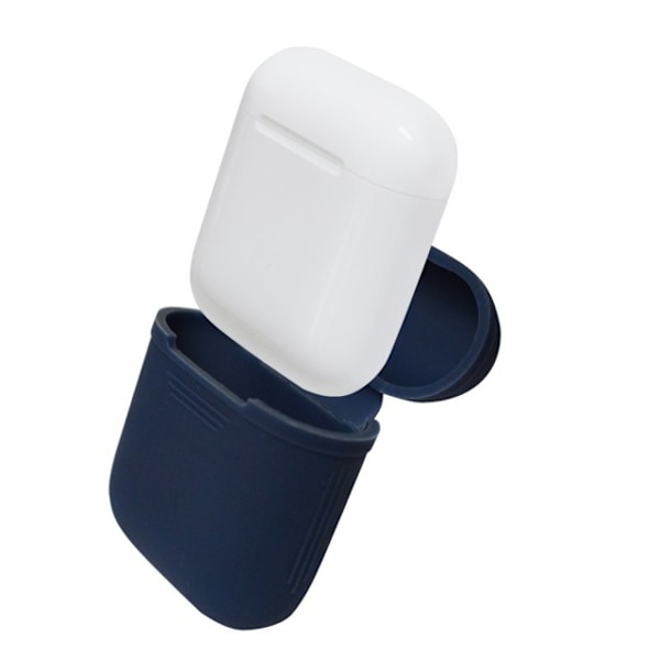 Airpods förvaringsask i silikon - Blå Blå