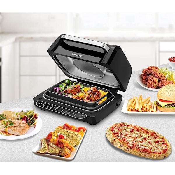 Multifunktionel Airfryer - Justerbar temperatur Black