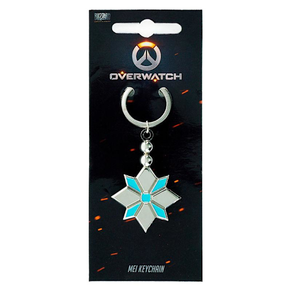 Overwatch, Nøglering (9 cm) - Mei Silver one size