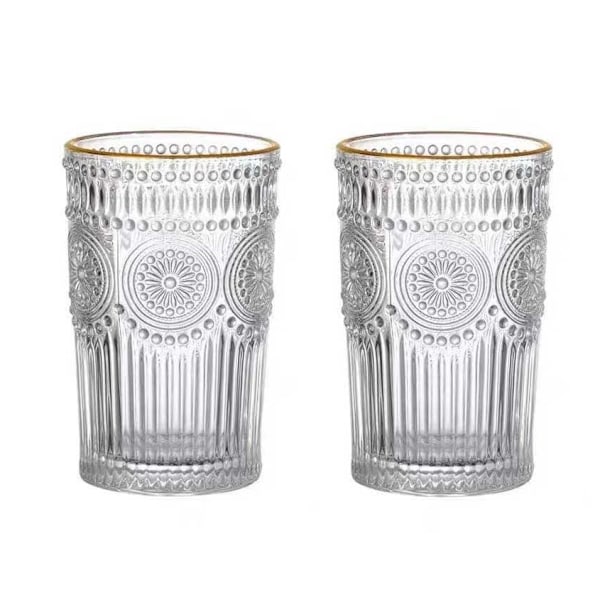 Set med 2 glas - 400ml Transparent