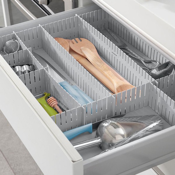16x Jakajat Laatikoihin Grey