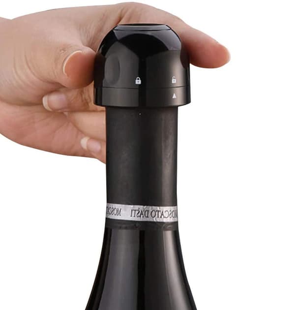 Forsegler til Champagneflaske Black
