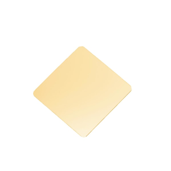 Peili, 12-osainen seinäkoriste - Neliö Gold