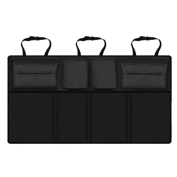 Sædeopbevaring med 8 Lommer - Sort Black