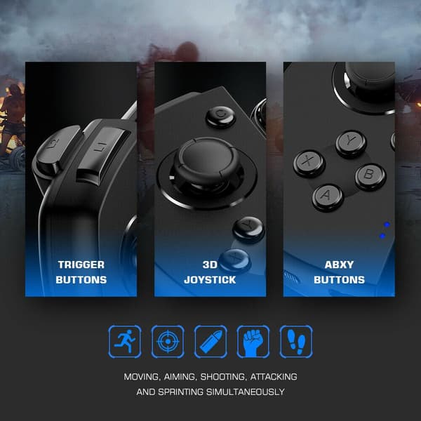 Mobiiliohjain Bluetoothilla Androidille Black