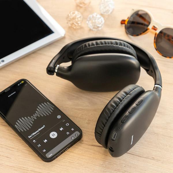 Wireless Headset with Microphone Black