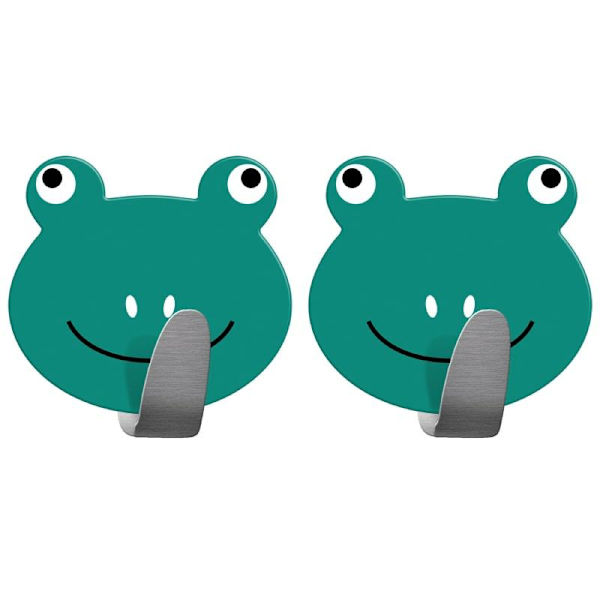 Tatkraft, Frogs - Liimakoukut, 2 kpl Green