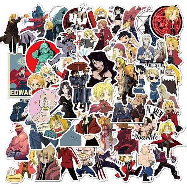 Tarrat - Fullmetal Alchemist - 50 kpl Multicolor