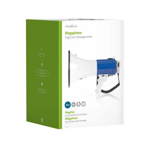 Megafon - 1500 m Rækkevidde White