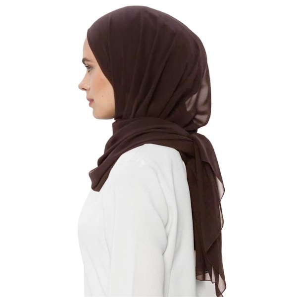 Hijab - ruskea Brown