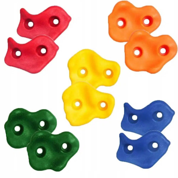 Klatresten - klatring for børn - 10 stk Multicolor