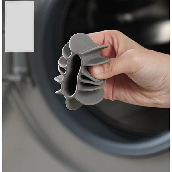 Vaskekugler af silikone - 3 stk Grey