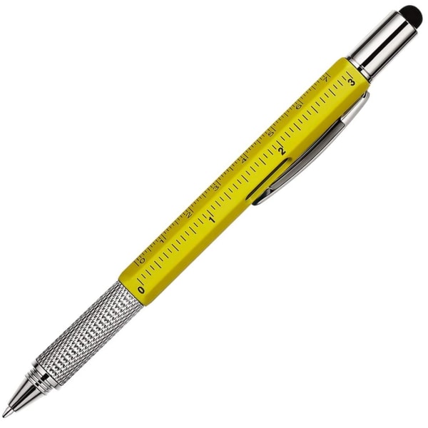 6-i-1 Multifunktionel Pen til Hjemmefikseren - Gul Yellow