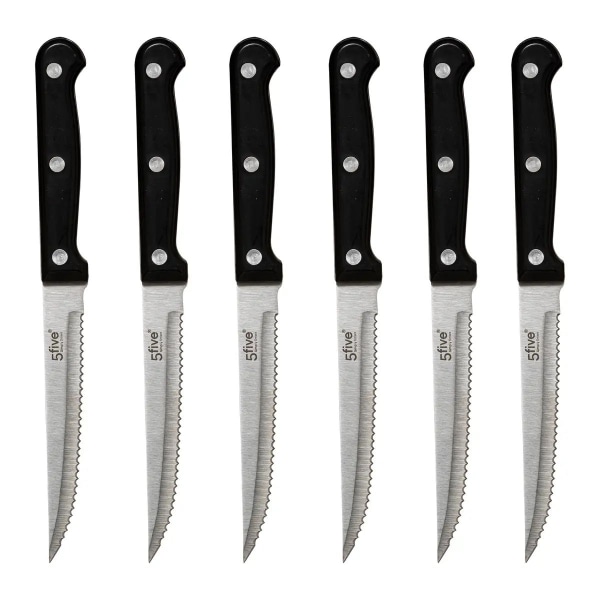 Knivblock med 11 Knivar + Sax + Bryne Träd