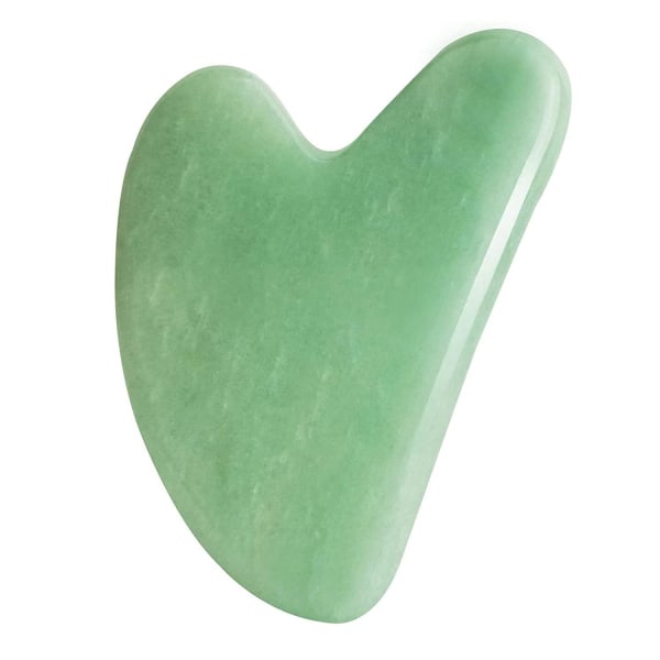 Gua Sha-Sten til Ansigtsmassage - Grøn Green