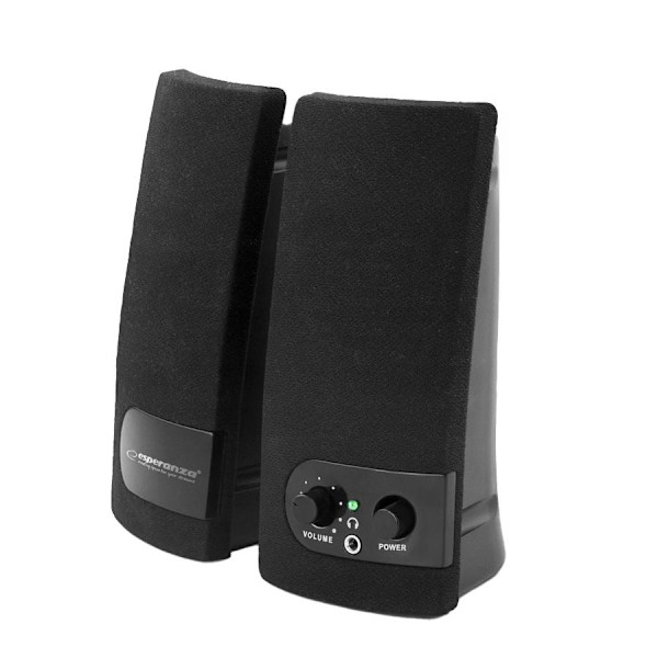 Esperanza - 2x Stereokaiuttimet tietokoneelle - USB Black
