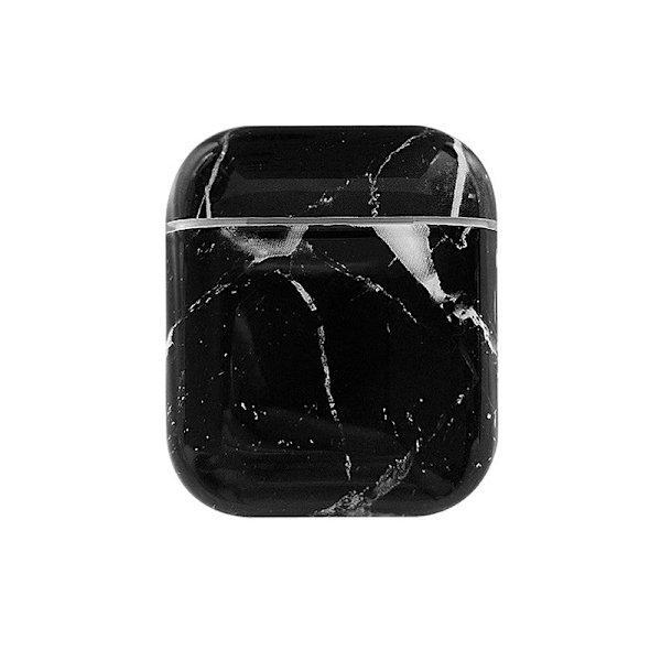 Suojakotelo AirPods - Musta Marmori Black