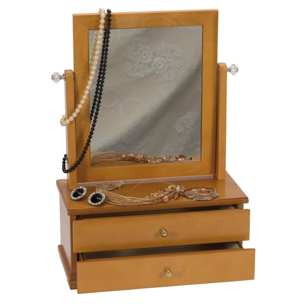 Köp Smyckeskrin med Spegel, Brun - Gina Brun | Fyndiq