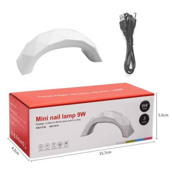 UV/LED Neglelampe Mini White