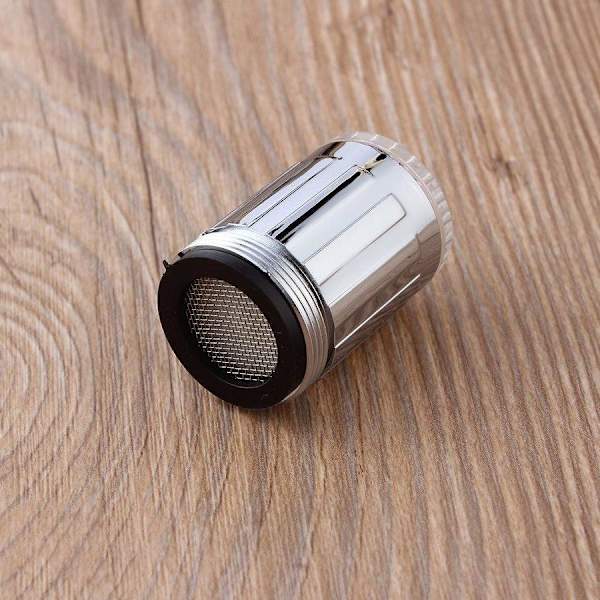 LED mundstykke til vandhane Silver
