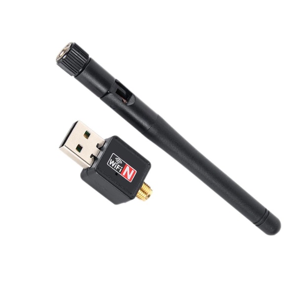 Trådløs USB Adapter - 150M Mini Wi-Fi 802.11n/g/b Black