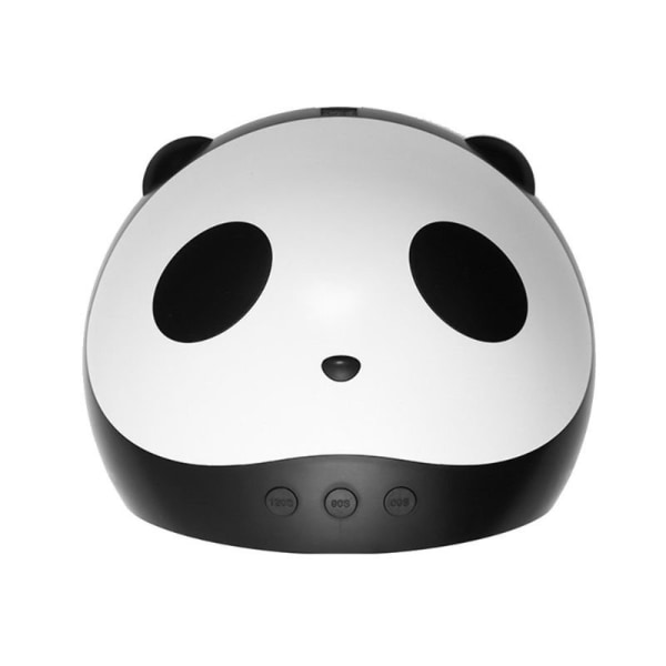 Nageltork med UV LED Lampa - Panda Svart