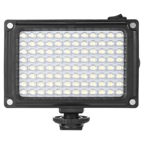 Kannettava LED-Kameralamppu 2 x Värifiltterillä Black