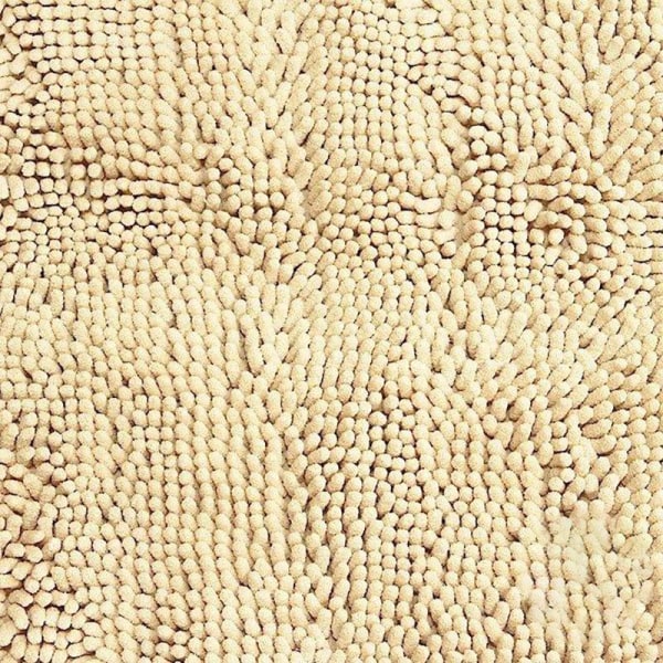 Badrumsmatta i Chenille, 50 x 80 - Sand Sand