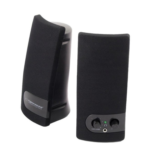 Esperanza - 2x Stereokaiuttimet tietokoneelle - USB Black