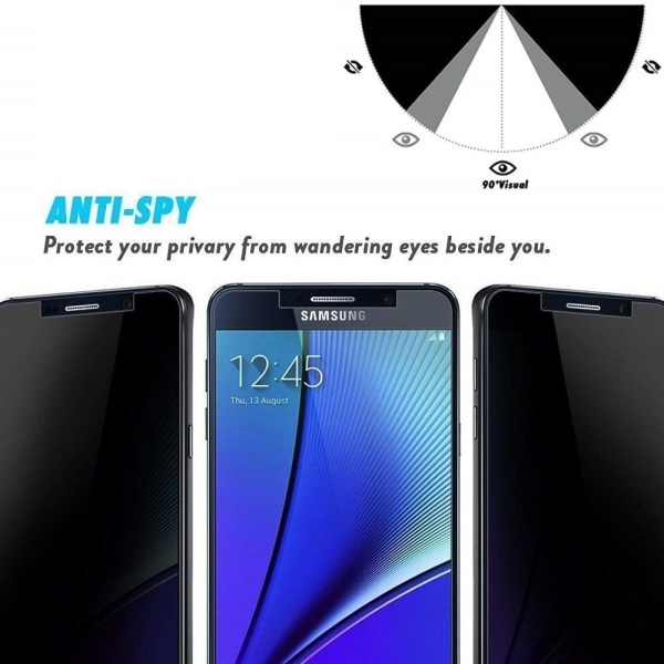 Integritetsskyddande Skärmskydd till Samsung Galaxy J3 Prime Transparent