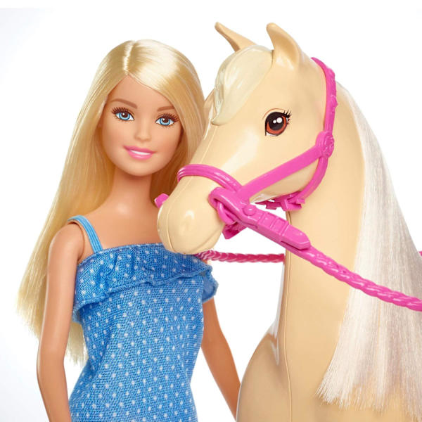 Barbie - Dukke og Hest Multicolor