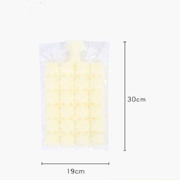 Selvlukkende isterninger - 10 stk Transparent