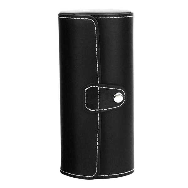 Rundt uropbevaring, kunstlæder - sort Black