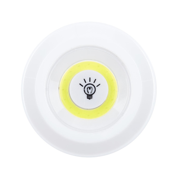 2x CoB LED-lampor med Fjärrkontroll Vit