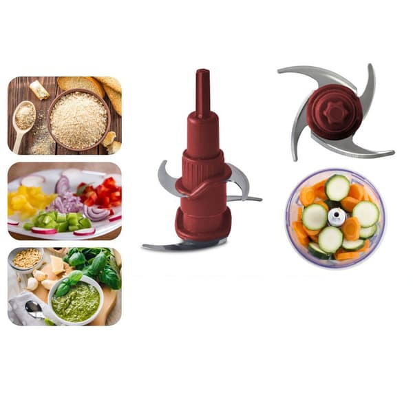Mixer med Dubbla Blad - 400 W - 500 ml Vit