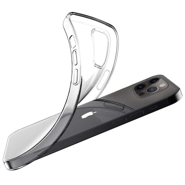 iPhone 12 Pro Max Kotelo - Läpinäkyvä 6.7 tuumaa Transparent