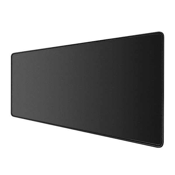 Stor Musmatta, PVC-läder - 40 x 80 cm Svart