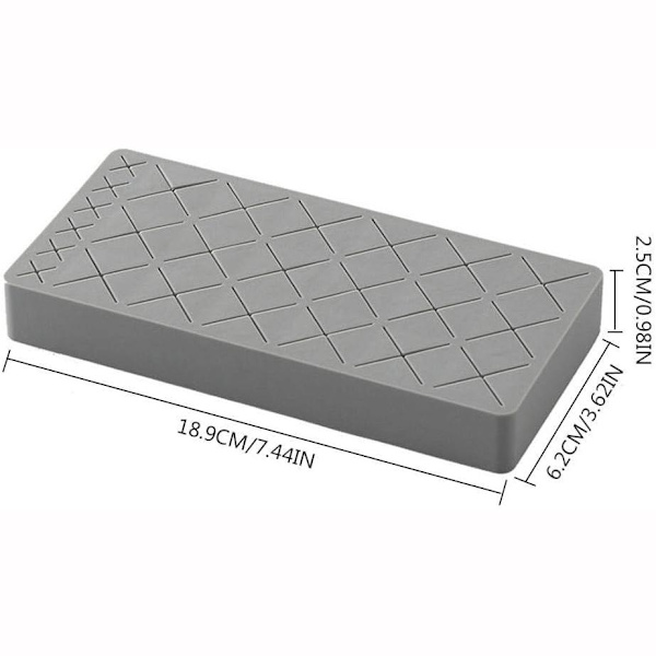 Holder til læbestift - 24 rum - blød silikone Grey