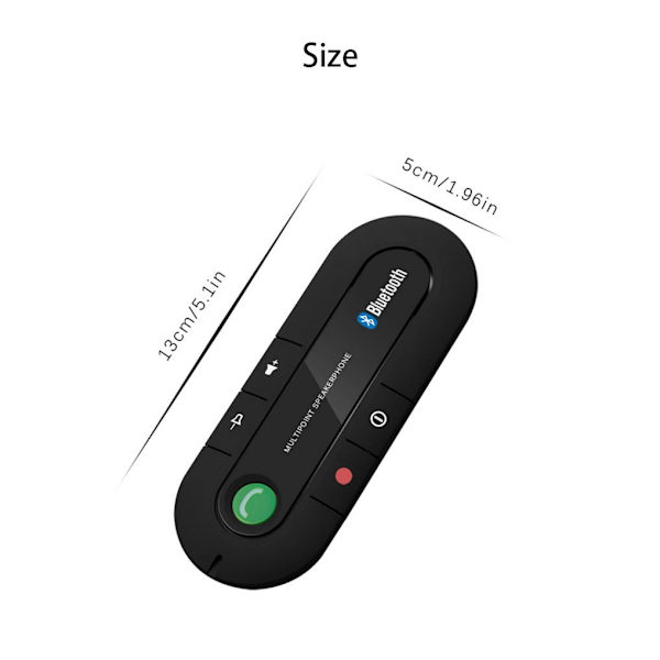 Bluetooth Hands Free kit Svart
