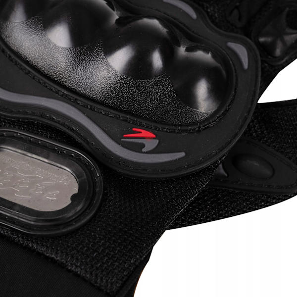 Mustat moottoripyörä käsineet XL Black one size