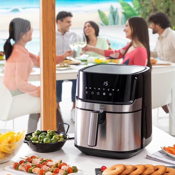 Öljytön rasvakeitin - 1700 W - 5,5 l Black