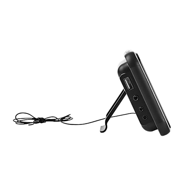 Digital Klockradio med USB-uttag Svart