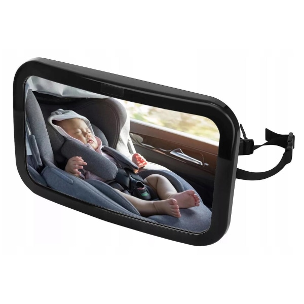 Babyspegel för Baksätet - Bilsäkerhet - Svart Svart