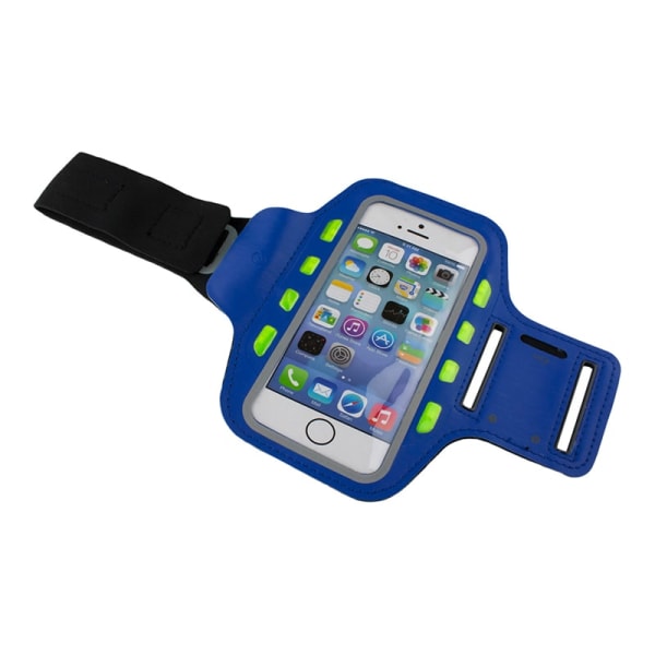 LED Sportarmband för Smartphone - Blå Blå