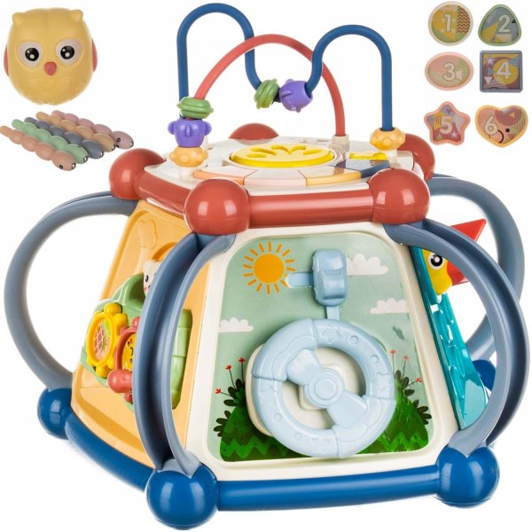 Interaktiv playcub, 8-i-1 Multicolor