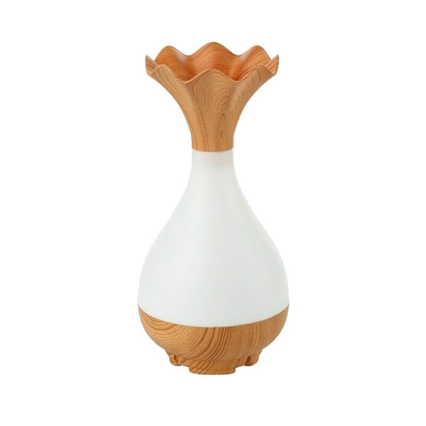 Jade Bottle aromaterapi luftfugter og lampe - Lyst træ Brown