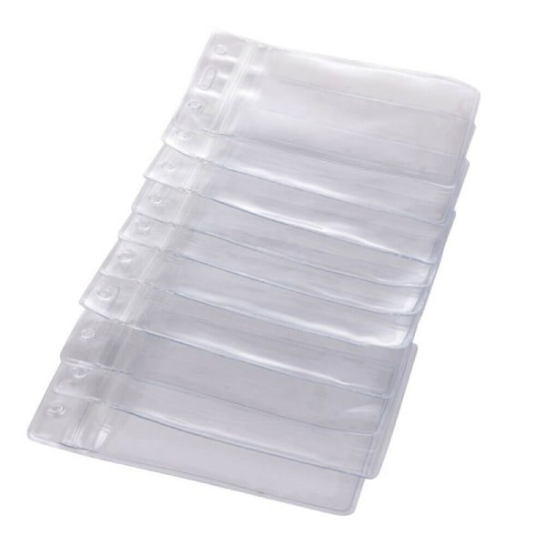 Transparenta ID-kortsfodral, 10-pack Transparent