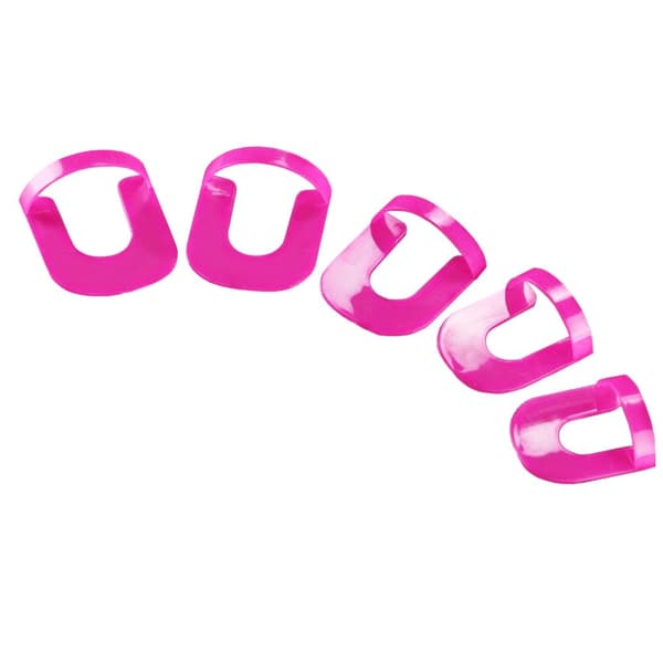26x fingerbeskyttere til manicure Pink